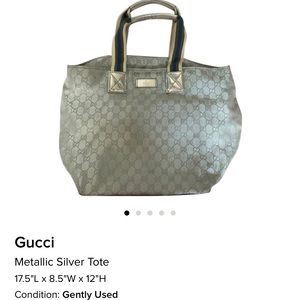 Gucci metallic Bag ❌SOLD ON TRADESY